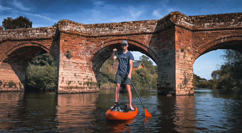 paddle boarding